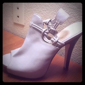 Calvin Klein open toe bootie